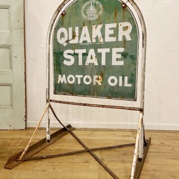 Vintage Quaker State Motor Oil Sign【B3188】