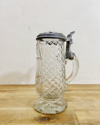 Antique Glass Pitcher【B1358】