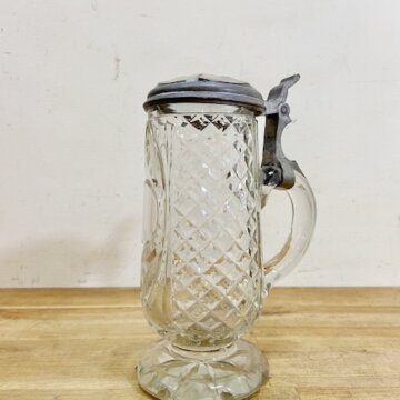 Antique Glass Pitcher【B1358】