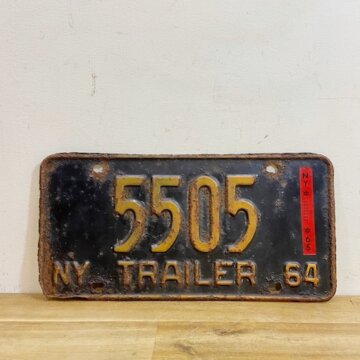 Vintage License plate【B2824】