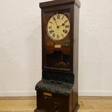 ANTIQUE NATIONAL TIME RECORDER 【B2624】