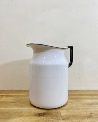Vintage Enamel Ware Pitcher【B4550】