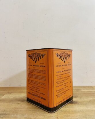 Vintage Solvite Tin【B5182】