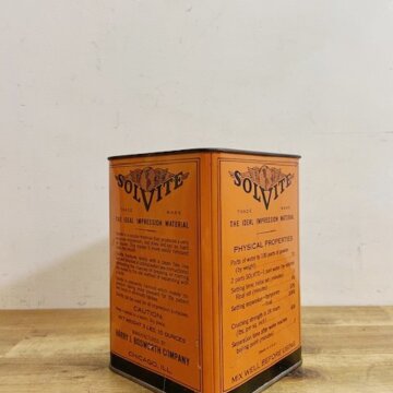 Vintage Solvite Tin【B5182】