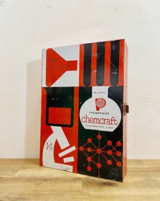 1960's Chemcraft Steel Chemistry Box【B5284】
