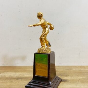 Vintage Bowling Trophy 【B4868】