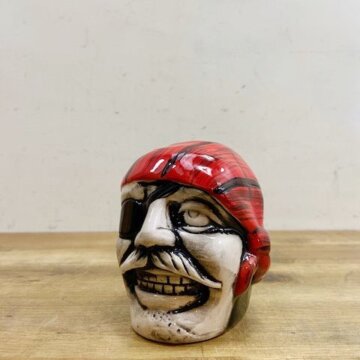 Vintage Pirate Head Coin Bank【B4874】