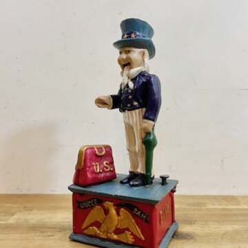 Vintage Uncle Sam Piggy Bank【B3915】