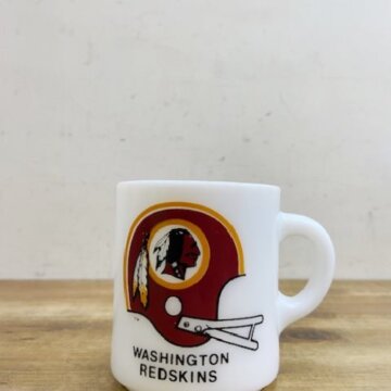 Washington Redskins Milk Glass Mug【B5173】