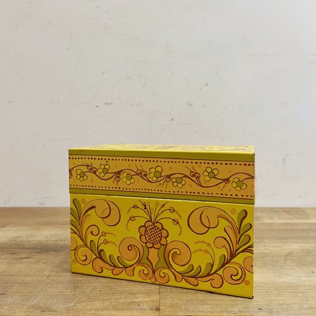 Vintage Metal Recipe Box 【B4930】 - 画像 (2)