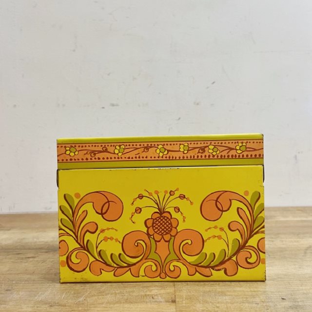 Vintage Metal Recipe Box 【B4930】 - 画像 (4)