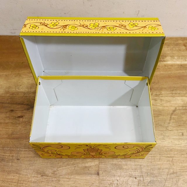 Vintage Metal Recipe Box 【B4930】 - 画像 (8)