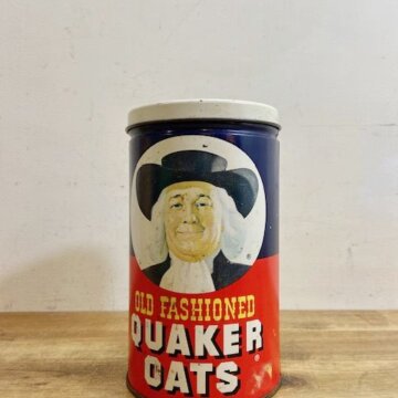 Vintage Quaker Oats Tin【B5459】