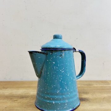 Vintage Enamel Pot【B5586】
