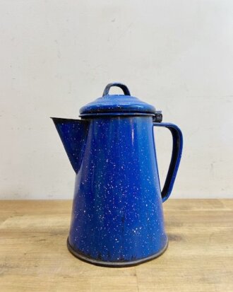 Vintage Enamel Pot【B5587】