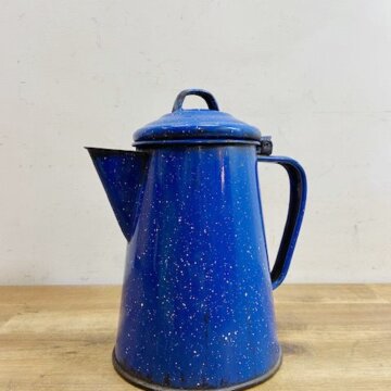 Vintage Enamel Pot【B5587】
