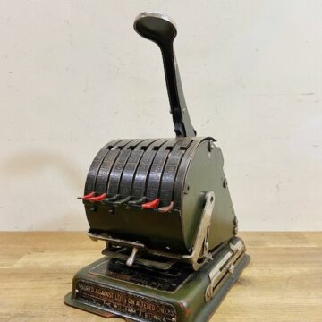 Vintage Check Writer【B5181】
