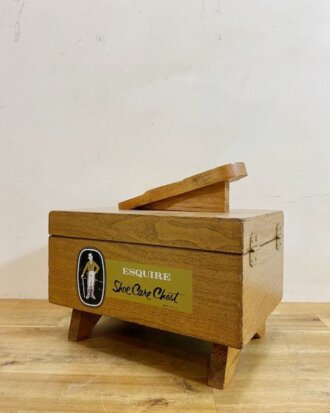 Vintage Shoe care Chest【B5047】