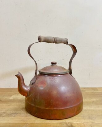 Vintage Copper Tea Kettle【B5111】