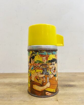 Vintage Flintstones Thermos【B5316】