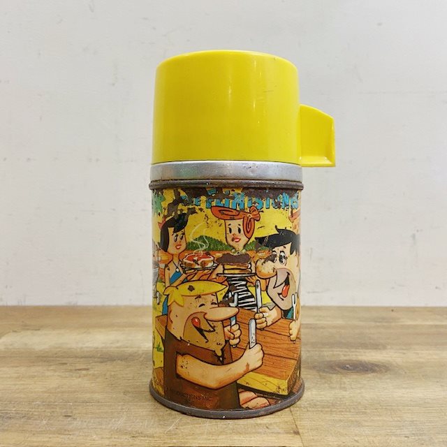 Vintage Flintstones Thermos【B5316】 - 画像 (2)