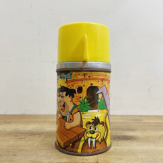 Vintage Flintstones Thermos【B5316】 - 画像 (3)
