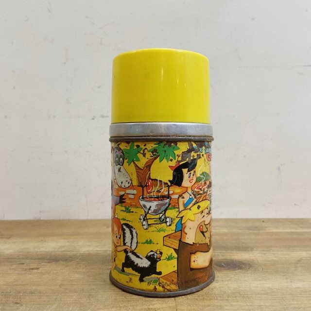 Vintage Flintstones Thermos【B5316】 - 画像 (5)