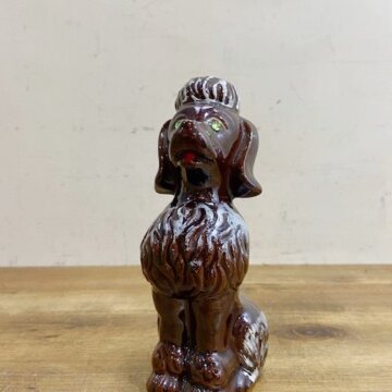 Vintage Poodle Dog Figurine【B5376】