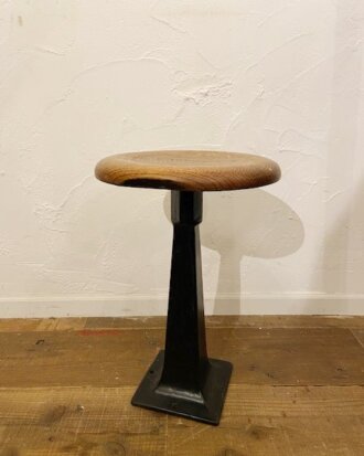 Vintage Iron Leg Stool【B4967】