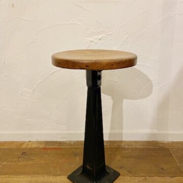Vintage Iron Leg Stool【B4968】