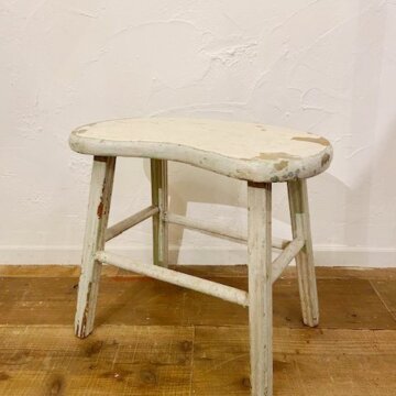 Vintage Wood Stool【B4995】