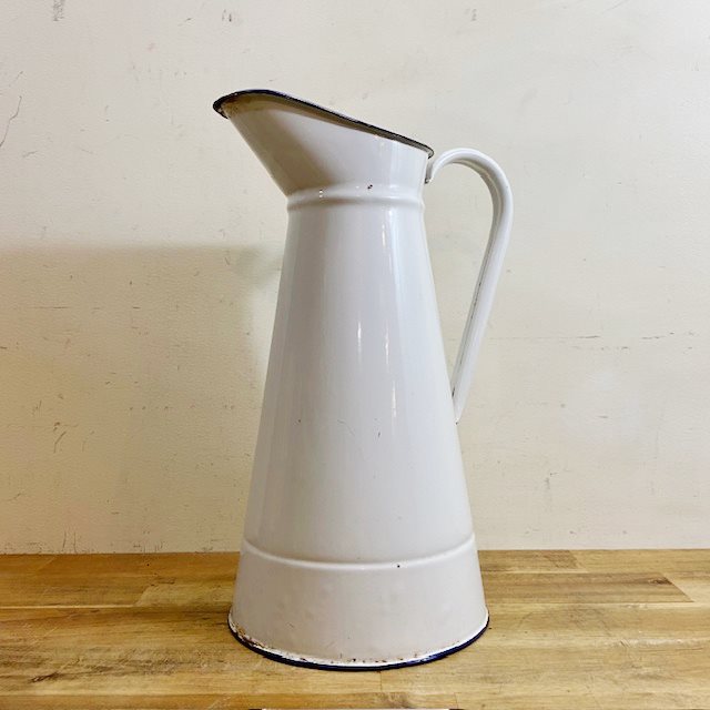 Vintage Enamel Jug【B6407】 - 画像 (2)