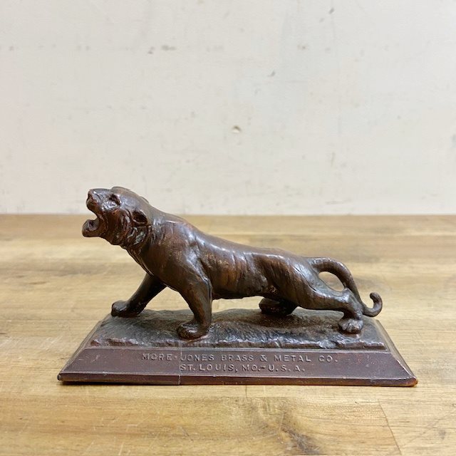 Vintage Bronze Tiger Advertising Figure 【B5066】 - 画像 (6)