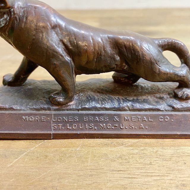 Vintage Bronze Tiger Advertising Figure 【B5066】 - 画像 (7)