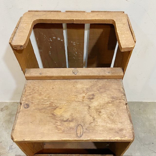 Vintage Wooden Box【B5053】 - 画像 (9)