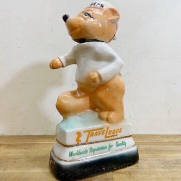 Vintage Traveloge Sleepy Bear Decanter【B5025】