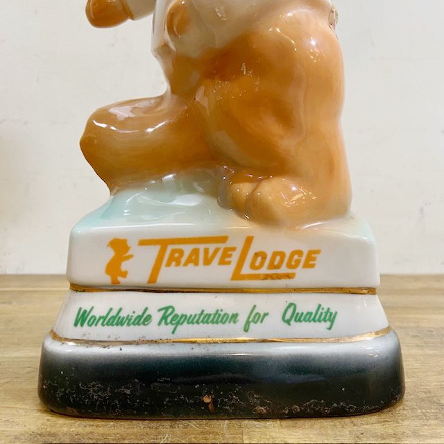Vintage Traveloge Sleepy Bear Decanter【B5025】 - 画像 (7)