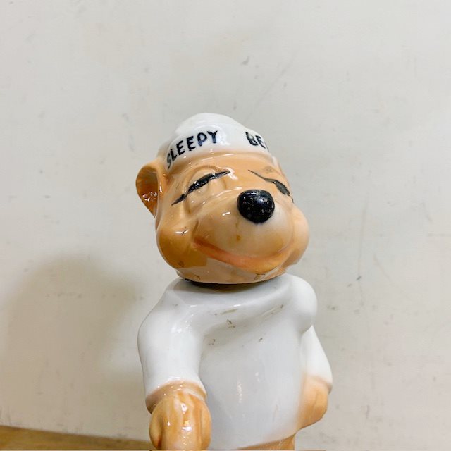 Vintage Traveloge Sleepy Bear Decanter【B5025】 - 画像 (9)