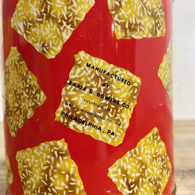 Vintage Bowers Nut Crisps Can【B6986】 - 画像 (7)