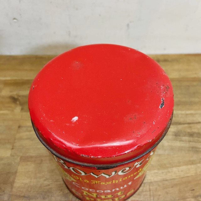 Vintage Bowers Nut Crisps Can【B6986】 - 画像 (8)