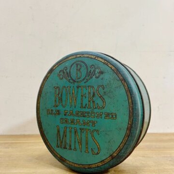 Vintage Bowers Mints Candy Can【B6997】