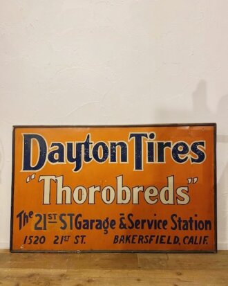Vintage Dayton Tire Sign【7879】