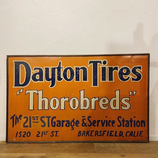 Vintage Dayton Tire Sign【7879】 - 画像 (2)