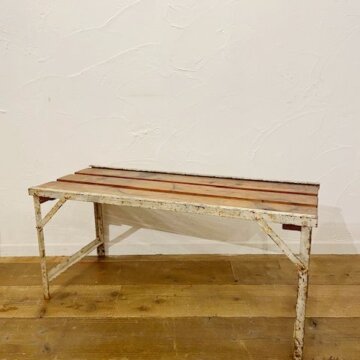 Vintage Wood/Iron Bench【B5000】