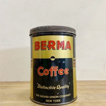 Vintage Berma Coffee Tin 【B6964】