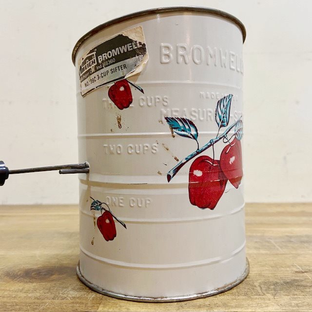 Vintage Bromwell's Flour Sifter【B7146】 - 画像 (7)