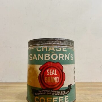 Vintage Chase&Sanborn Coffee Tin 【B6972】