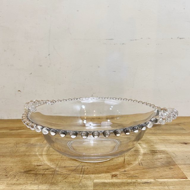 Imperial Crystal Candlewick Handled Bowl【B7193】 - 画像 (2)