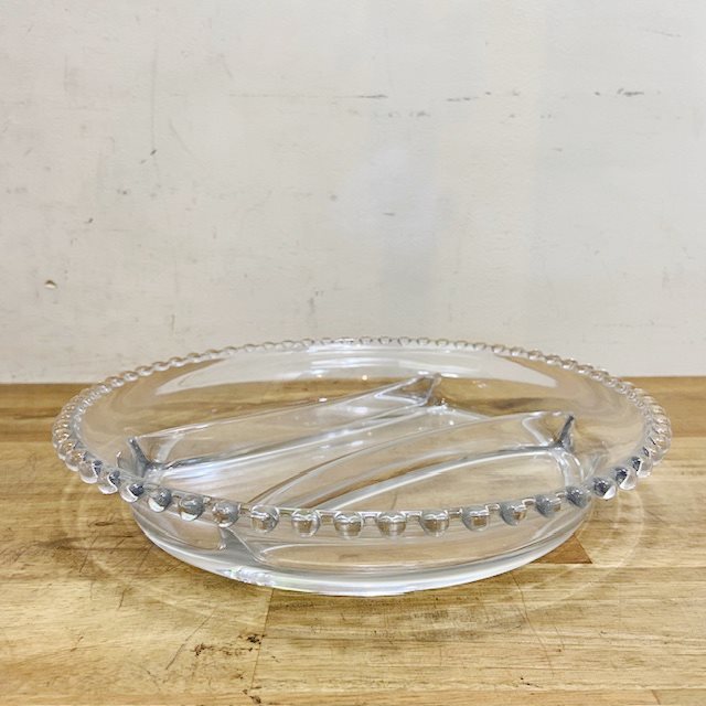 Imperial Crystal Candlewick 3-Part Relish Tray【B7196】 - 画像 (3)