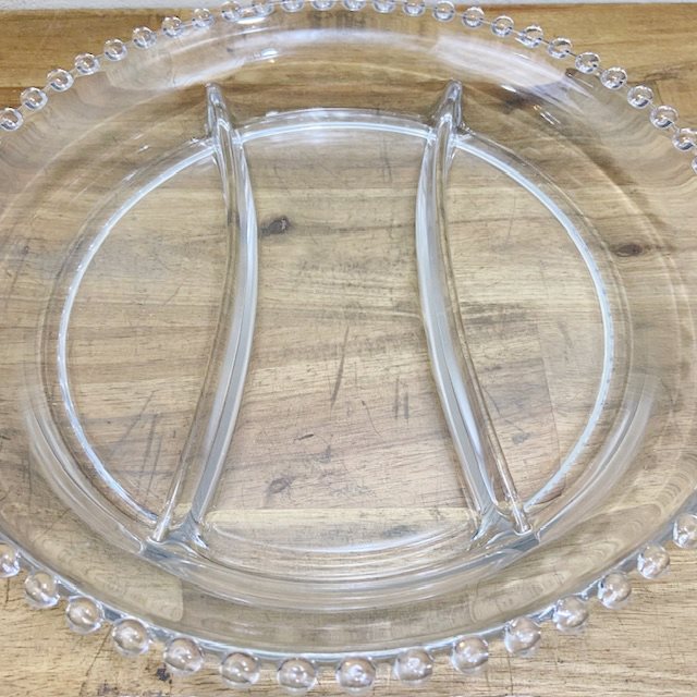 Imperial Crystal Candlewick 3-Part Relish Tray【B7196】 - 画像 (6)